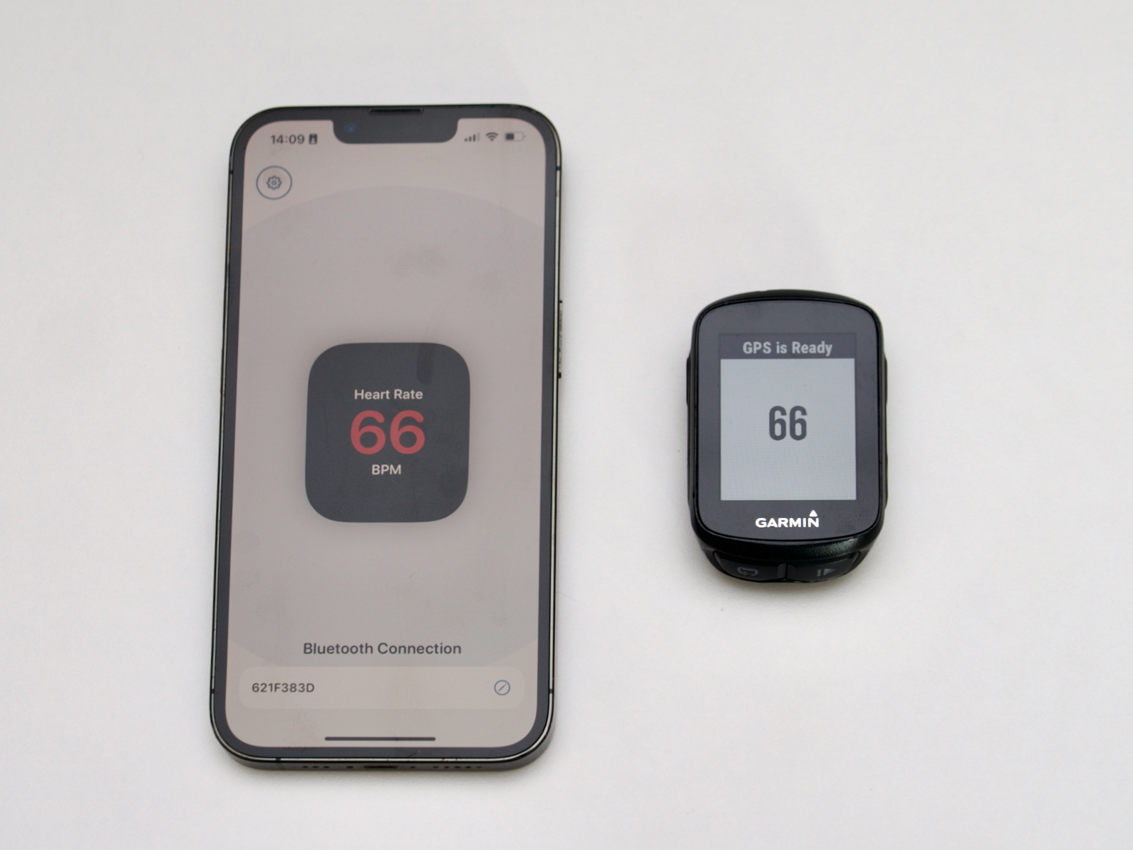 Using the HRM Heart Rate Monitor app as a heart rate sensor on Garmin Edge