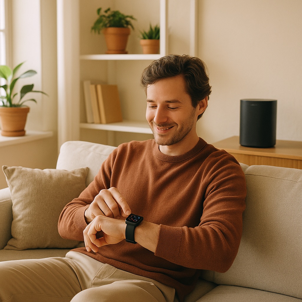 Using the Lyd app to control Sonos speakers from Apple Watch